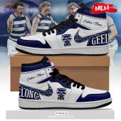 [TRENDING EDITION] AFL Geelong Cats Personalize Air Jordan High Top Sneaker - soulcals