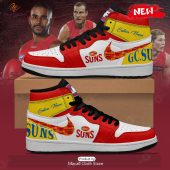 [TRENDING EDITION] AFL Gold Coast Suns Personalize Air Jordan High Top Sneaker - soulcals