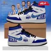 [TRENDING EDITION] AFL North Melbourne Football Club Personalize Air Jordan High Top Sneaker - soulcals
