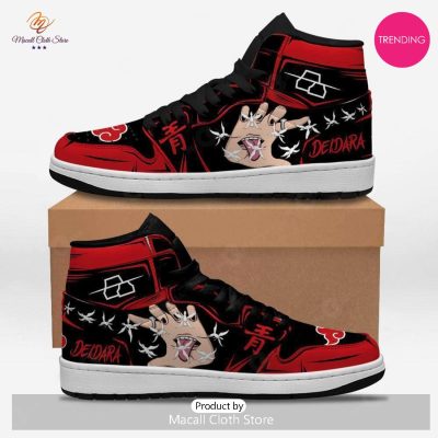 [TRENDING EDITION] Akatsuki Deidara Naruto Jordan High Top Sneakers Anime Shoes - soulcals