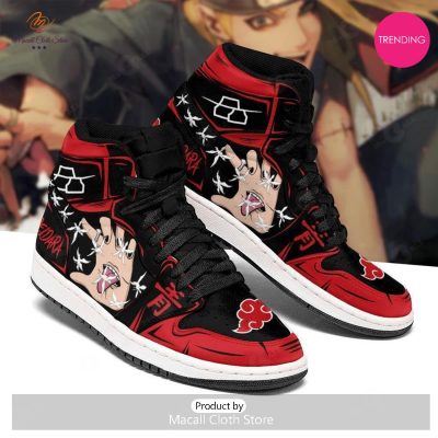 [TRENDING EDITION] Akatsuki Deidara Naruto Jordan High Top Sneakers Anime Shoes - soulcals