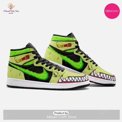 [TRENDING EDITION] Anime - Dragon Ball Broly Green Air Jordan High Top Sneaker - soulcals