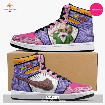 [TRENDING EDITION] Anime - Dragon Ball Kame Roshi Air Jordan High Top Sneaker - soulcals