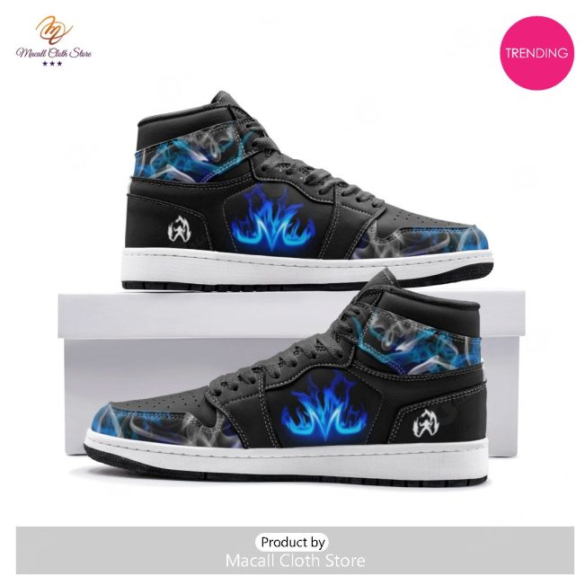 [TRENDING EDITION] Anime - Dragon Ball Vegeta Black Luxury Air Jordan High Top Sneaker - soulcals
