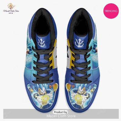 [TRENDING EDITION] Anime - Dragon Ball Vegeta Luxury Blue Air Jordan High Top Sneaker - soulcals