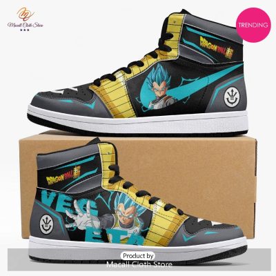 [TRENDING EDITION] Anime - Dragon Ball Vegeta Premium Air Jordan High Top Sneaker - soulcals