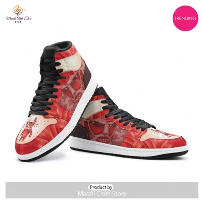 [TRENDING EDITION] AOT - Colossal Titan Attack on Titan Air Jordan High Top Sneaker - soulcals