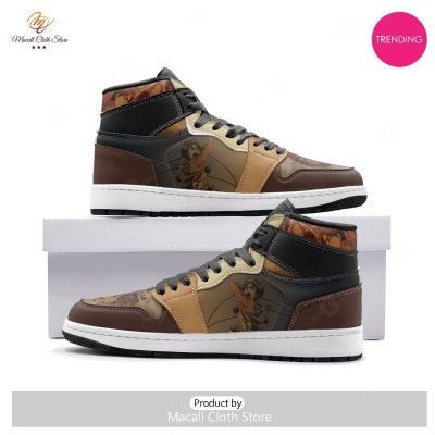 [TRENDING EDITION] AOT - Eren Yeager Attack on Titan Air Jordan High Top Sneaker - soulcals