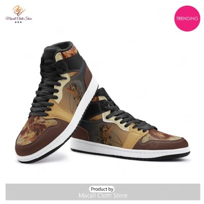 [TRENDING EDITION] AOT - Eren Yeager Attack on Titan Air Jordan High Top Sneaker - soulcals