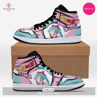 [TRENDING EDITION] Bulma Dragon Ball Z Dbz Air Jordan High Top Sneaker - soulcals