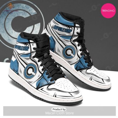 [TRENDING EDITION] Capsule Corp Dragon Ball Z Luxury Air Jordan High Top Sneaker - soulcals