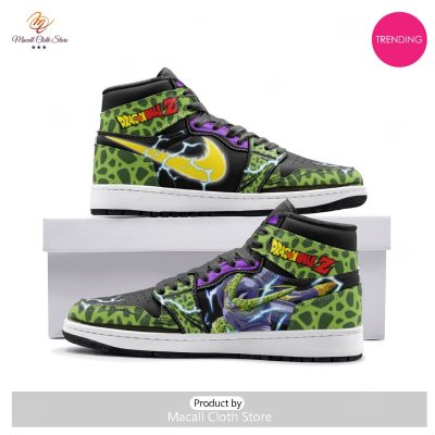 [TRENDING EDITION] Cell Dragon Ball Air Jordan High Top Sneaker - soulcals