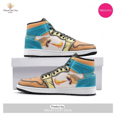 [TRENDING EDITION] Charizard Roar Pokemon Air Jordan High Top Sneaker - soulcals
