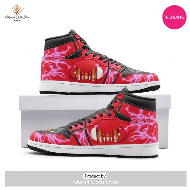 [TRENDING EDITION] Charmander Evolution Pokemon Air Jordan High Top Sneaker - soulcals