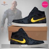 [trending Edition] Dc Black Adam Air Jordan High Top Sneaker Wow, Cute Pie - demo10