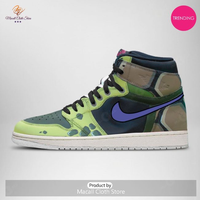 [TRENDING EDITION] Donatello Teenage Mutant Ninja Turtles Luxury Air Jordan High Top Sneaker - soulcals