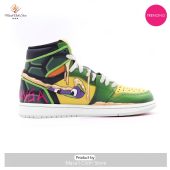 [TRENDING EDITION] Donatello Teenage Mutant Ninja Turtles Premium Air Jordan High Top Sneaker - soulcals
