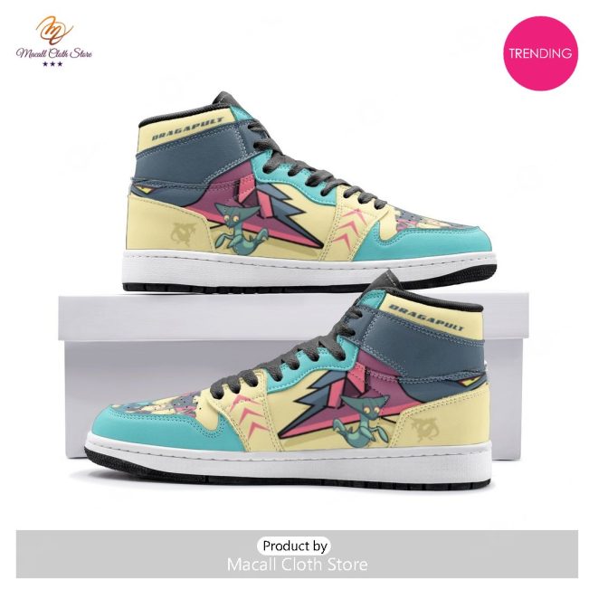 [TRENDING EDITION] Dragapult Pokemon Luxury Air Jordan High Top Sneaker - soulcals