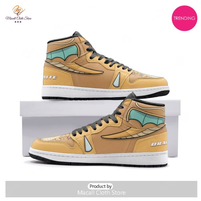 [TRENDING EDITION] Dragonite Pokemon Premium Air Jordan High Top Sneaker - soulcals