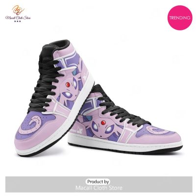 [TRENDING EDITION] Espeon Pokemon Air Jordan High Top Sneaker - soulcals
