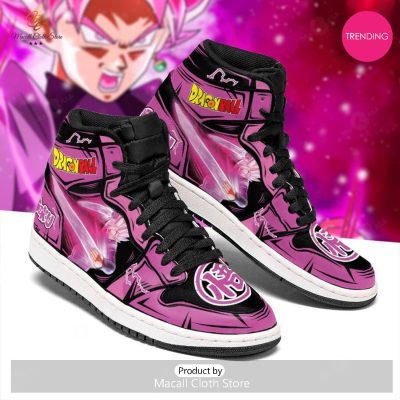 [TRENDING EDITION] Goku Black Rose Dragon Ball Z Air Jordan High Top Sneaker - soulcals
