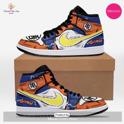 [TRENDING EDITION] Goku Dragon Ball Z Air Jordan High Top Sneaker Anime Shoes For Fans - soulcals