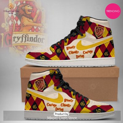 [TRENDING EDITION] Harry Potter Gryffindor Air Jordan High Top Sneakers - Gryffindor Good Traits - soulcals