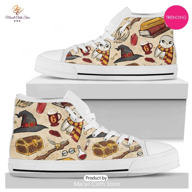 [TRENDING EDITION] Harry Potter Gryffindor Icons Air Jordan High Top Sneakers - soulcals