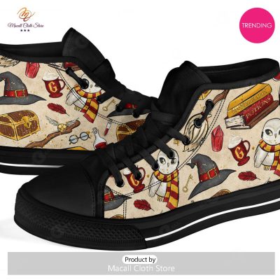 [TRENDING EDITION] Harry Potter Gryffindor Icons Air Jordan High Top Sneakers - soulcals
