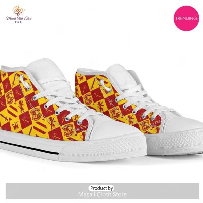 [TRENDING EDITION] Harry Potter Gryffindor Luxury Patterns Air Jordan High Top Sneakers - soulcals