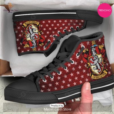 [TRENDING EDITION] Harry Potter Gryffindor Luxury Stars Air Jordan High Top Sneakers - soulcals