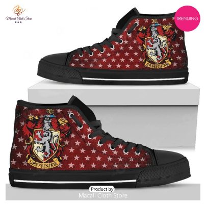 [TRENDING EDITION] Harry Potter Gryffindor Luxury Stars Air Jordan High Top Sneakers - soulcals
