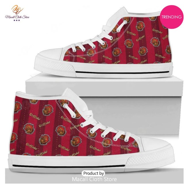 [TRENDING EDITION] Harry Potter Gryffindor Red Air Jordan High Top Sneakers - soulcals
