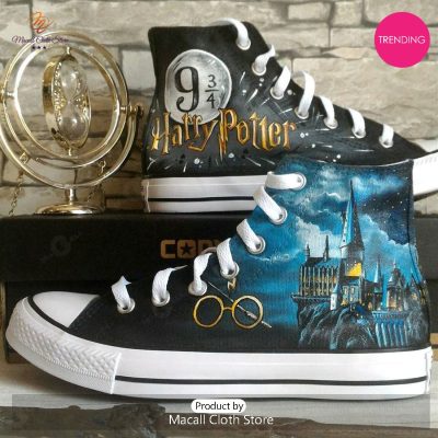 [TRENDING EDITION] Harry Potter Hogwarts 9 34 Luxury Air Jordan High Top Sneakers - soulcals