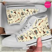 Trending Edition Harry Potter Hogwarts Pattern Air Jordan High Top Sneakers 5 Gt67t.jpg - demo10