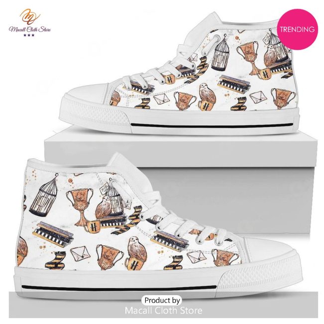 [TRENDING EDITION] Harry Potter Hufflepuff Icons Air Jordan High Top Sneaker - soulcals