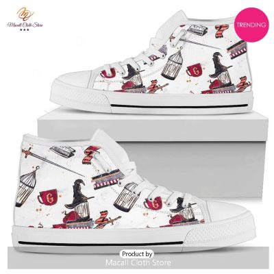 [TRENDING EDITION] Harry Potter Pink Air Jordan High Top Sneaker - soulcals