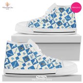 Trending Edition Harry Potter Ravenclaw Grid Patterns Air Jordan High Top Sneakers 1 Cpr8t.jpg - demo10