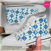 Trending Edition Harry Potter Ravenclaw Grid Patterns Air Jordan High Top Sneakers 5 Tlgjn.jpg - demo10