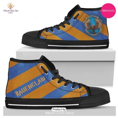 [TRENDING EDITION] Harry Potter Ravenclaw House Air Jordan High Top Sneakers - soulcals