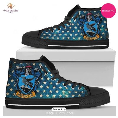 [TRENDING EDITION] Harry Potter Ravenclaw Luxury Stars Air Jordan High Top Sneakers - soulcals