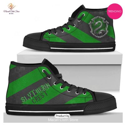[TRENDING EDITION] Harry Potter Slytherin House Air Jordan Air Jordan High Top Sneakers - soulcals