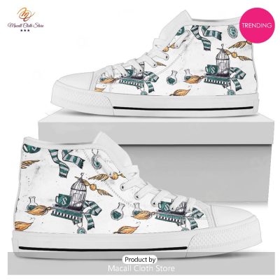 [TRENDING EDITION] Harry Potter Slytherin Icons Air Jordan Air Jordan High Top Sneakers - soulcals