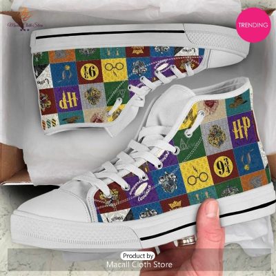 [TRENDING EDITION] Hary Potter Icons Air Jordan Air Jordan High Top Sneakers - soulcals