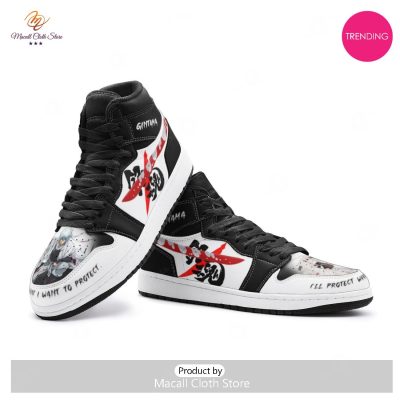 [TRENDING EDITION] I'll Protect What I Want to Gintama Air Jordan High Top Sneakers - soulcals
