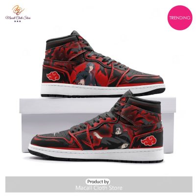 [TRENDING EDITION] Itachi Uchicha Naruto Premium Air Jordan High Top Sneaker - soulcals