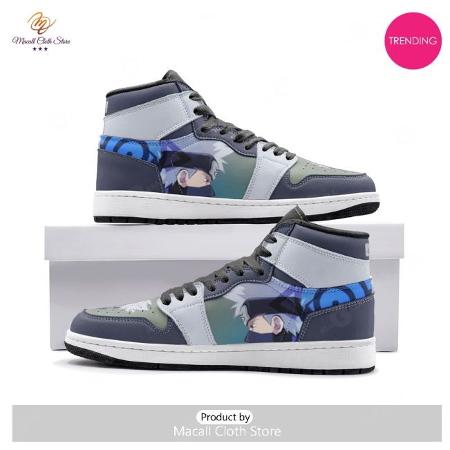 [TRENDING EDITION] Kakashi Hatake Naruto Air Jordan High Top Sneaker - soulcals
