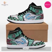 Trending Edition Kimetsu No Yaiba Kamado Tanjiro Water Skill Air Jordan High Top Sneaker 1 O0bze.jpg - demo10