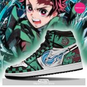 Trending Edition Kimetsu No Yaiba Kamado Tanjiro Water Skill Air Jordan High Top Sneaker 3 Skute.jpg - demo10