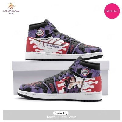 [TRENDING EDITION] Kokushibo Demon Slayer Air Jordan High Top Sneaker - soulcals